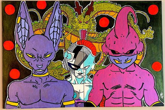 DBZ Multi Panel Painting